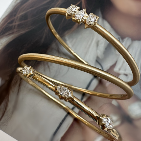 Maverick Station Plié Bangle – Jade Trau