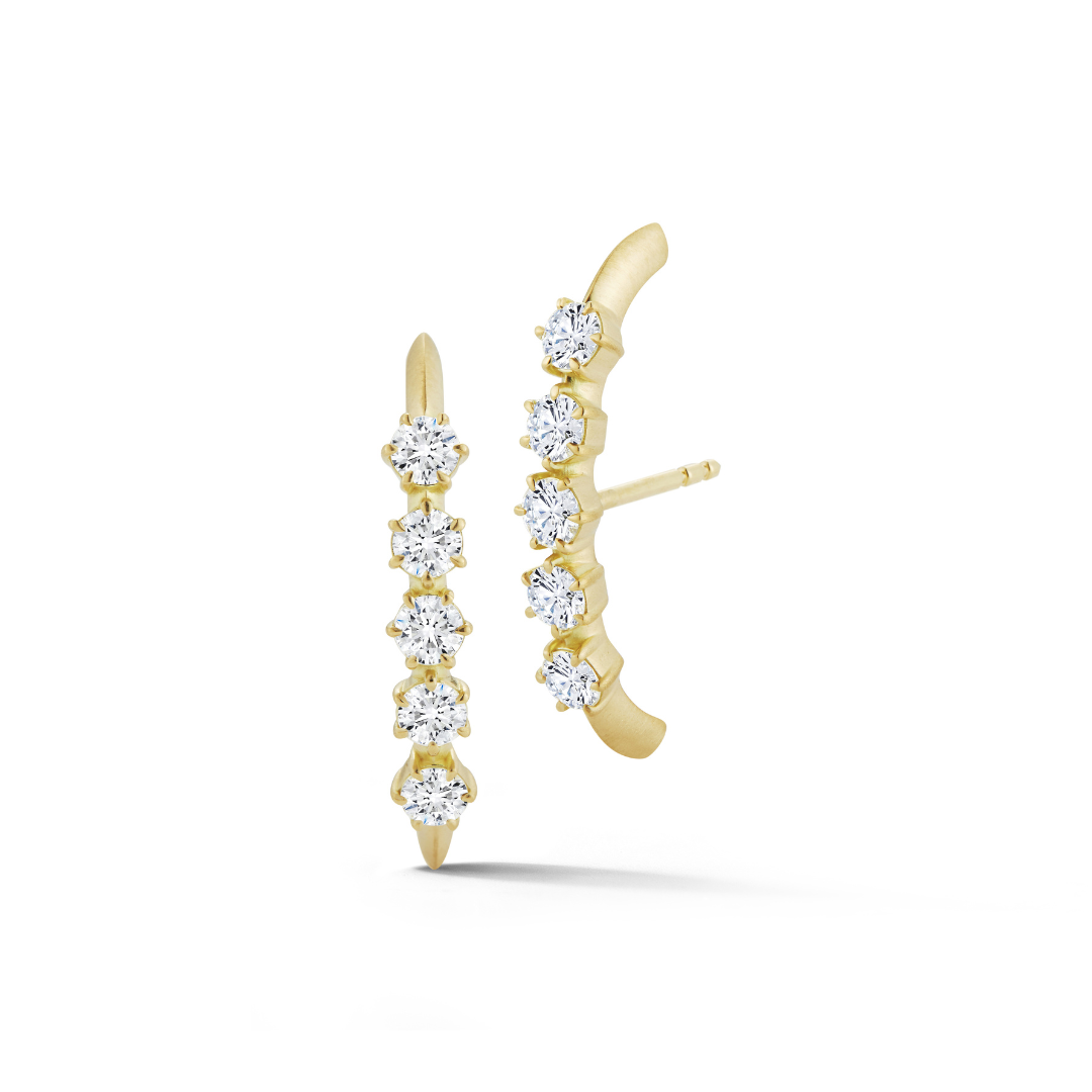 Catherine Half Hoop Earring