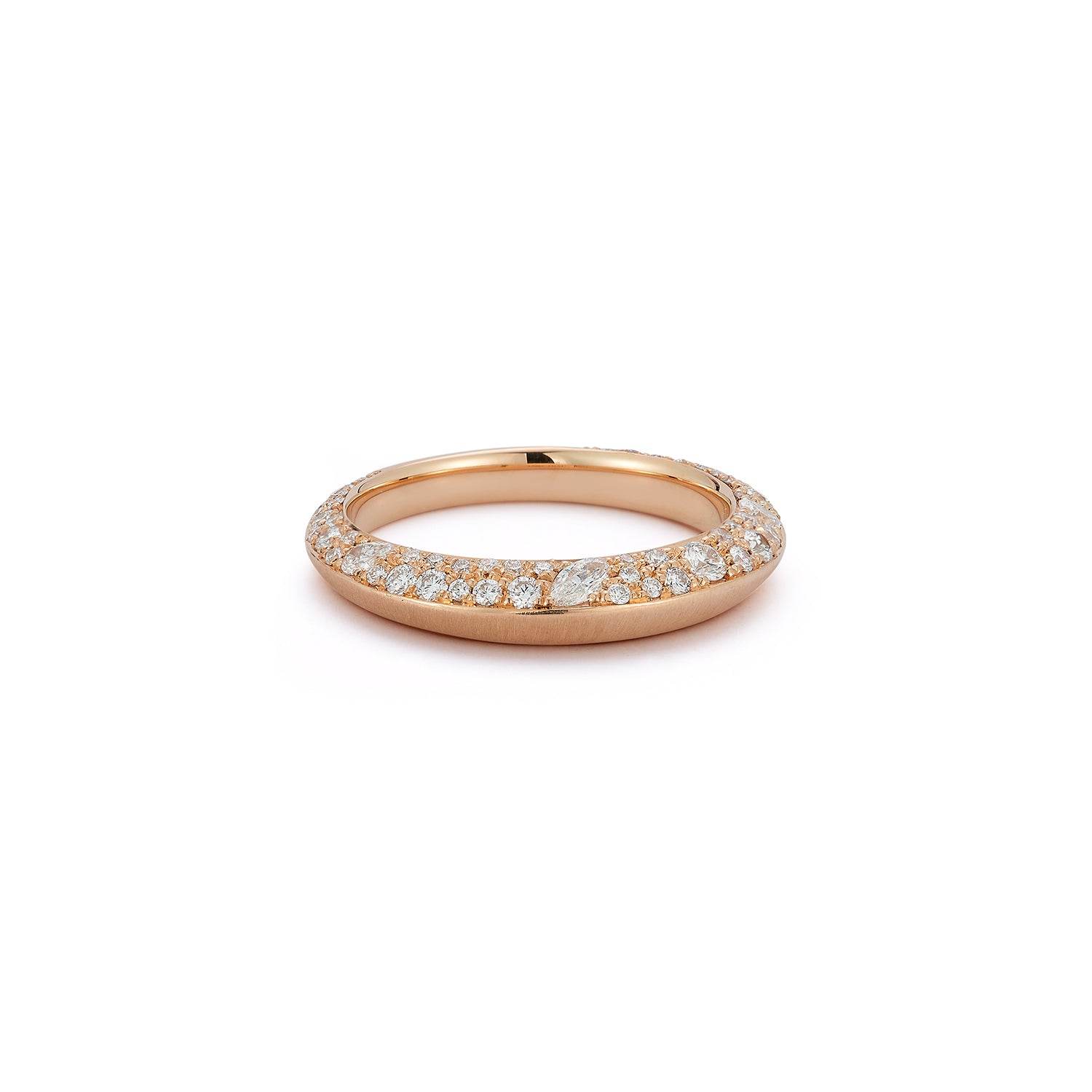 Frankie Half Diamond Stacking Band