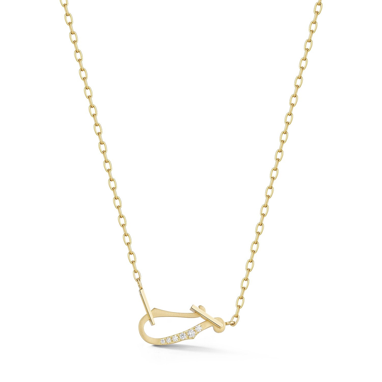 Diamond Lola Necklace in 18K Yellow Gold