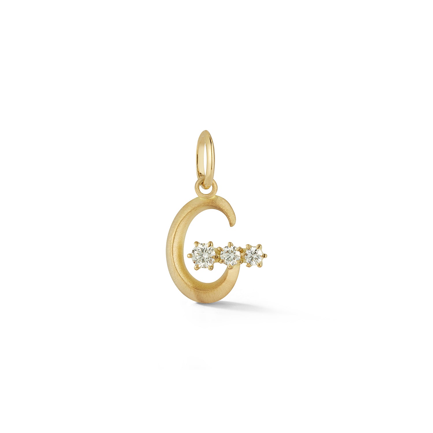 Letter G in 18K Yellow Gold