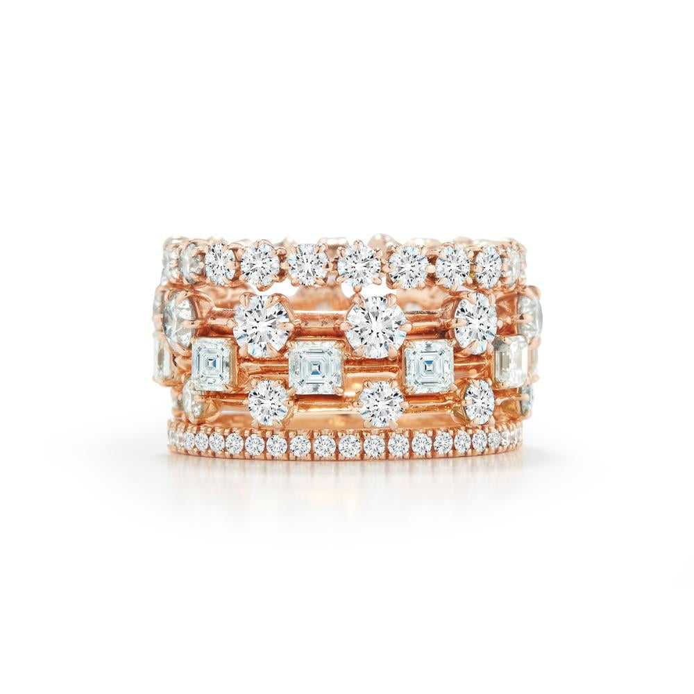 Jade's Favorite Stack in 18K Rose Gold