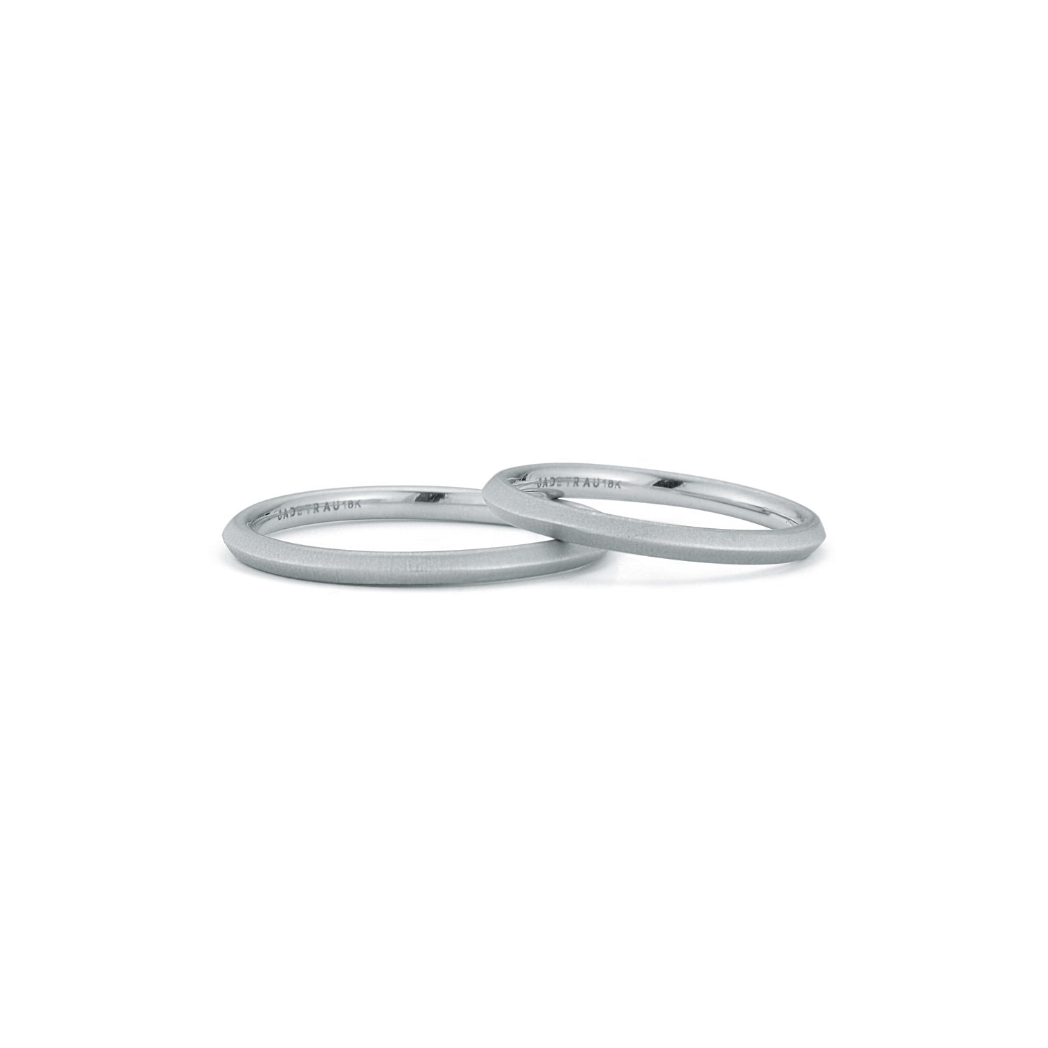 Tatum Knife Edge Band 2.0 in 18K White Gold