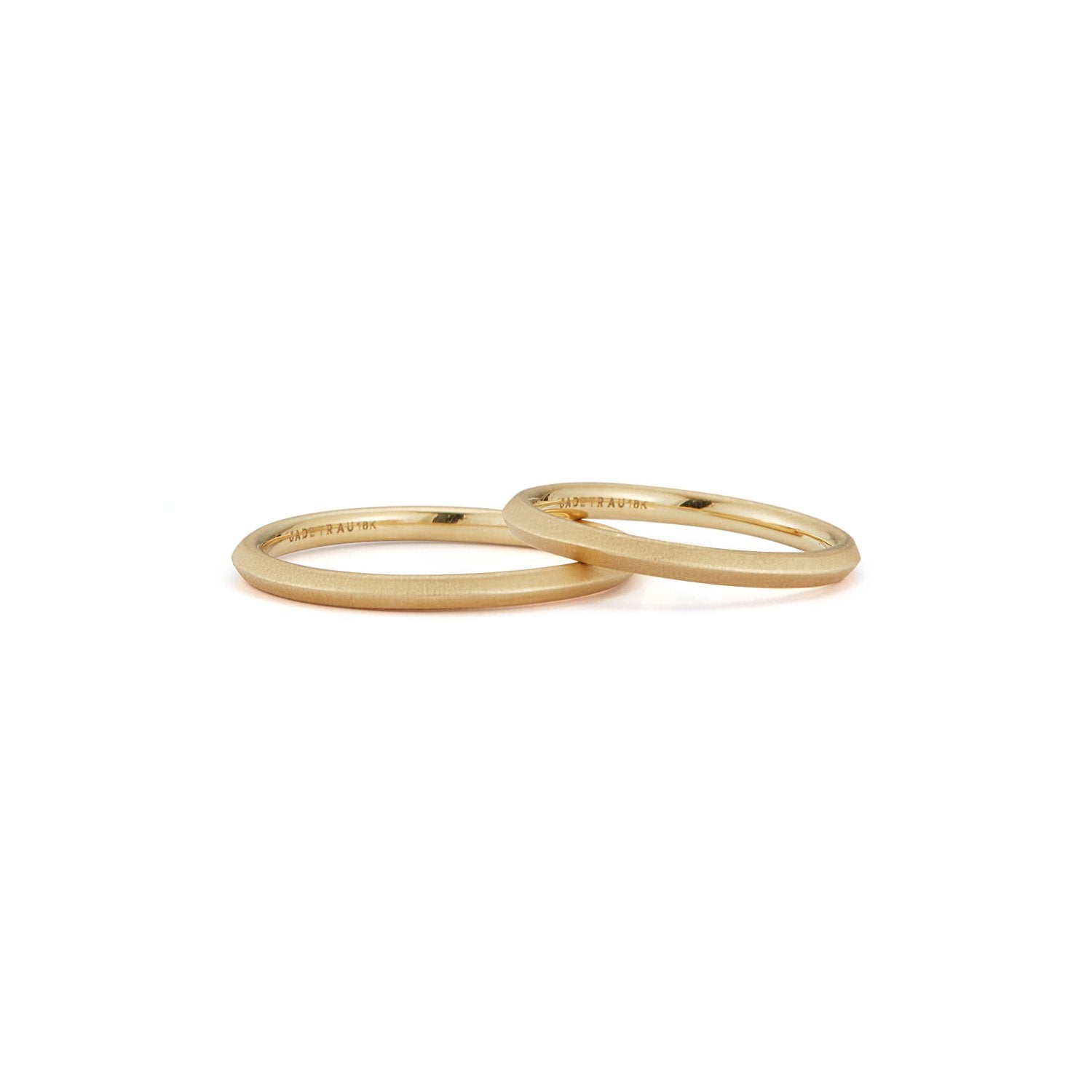 Tatum Knife Edge Band 2.0 in 18K Yellow Gold