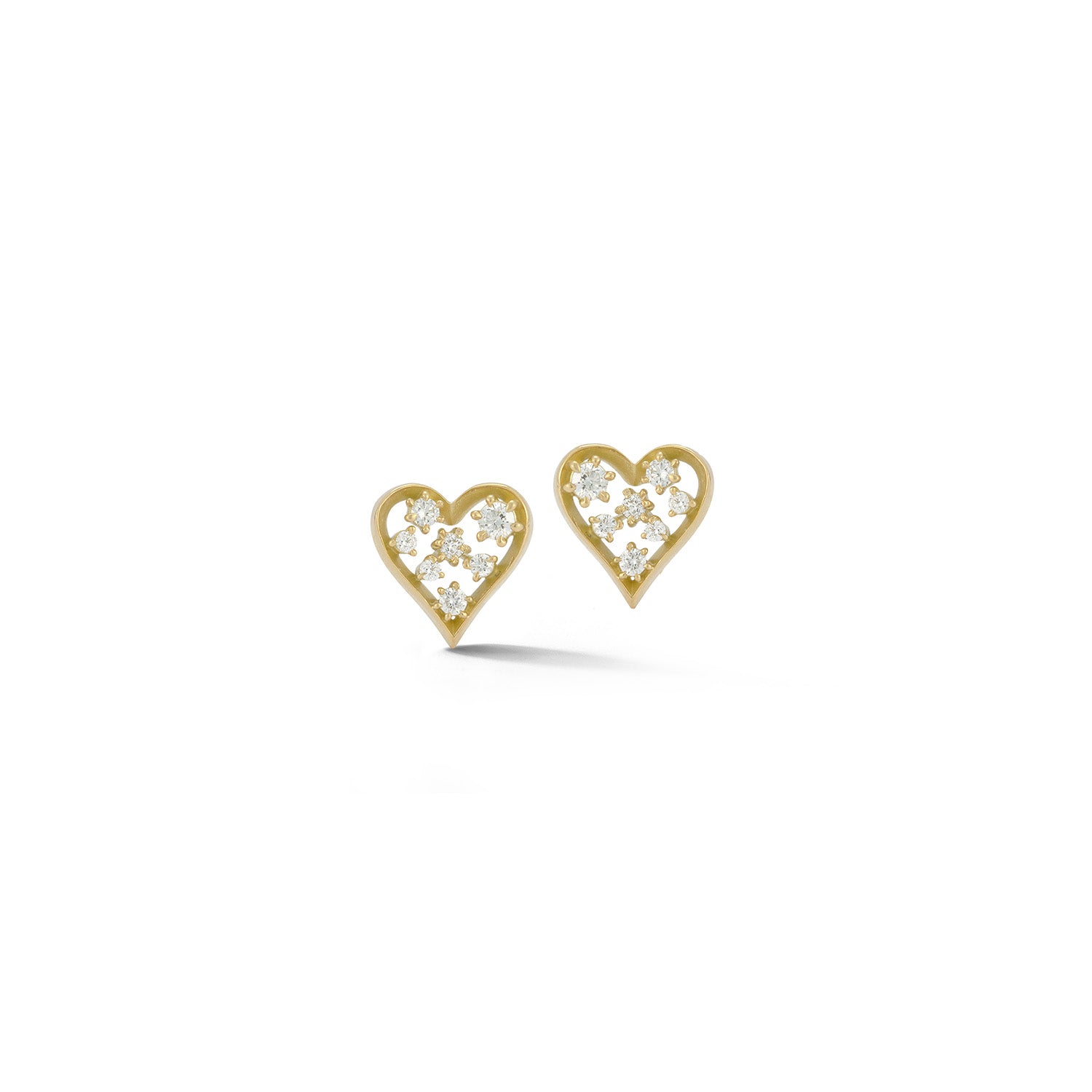 Margot Heart Studs, Sale