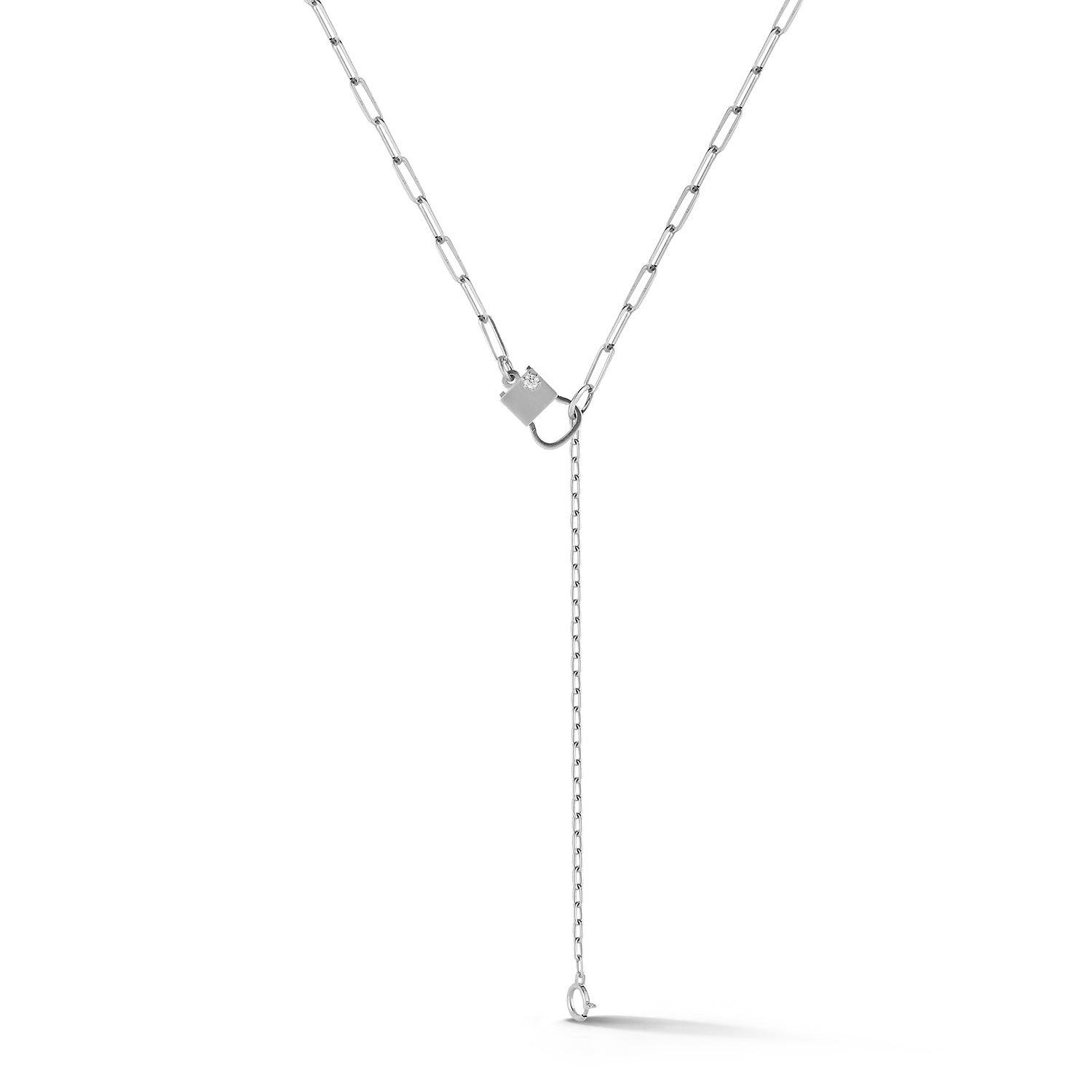 Beatrix Necklace Back in 18K White Gold