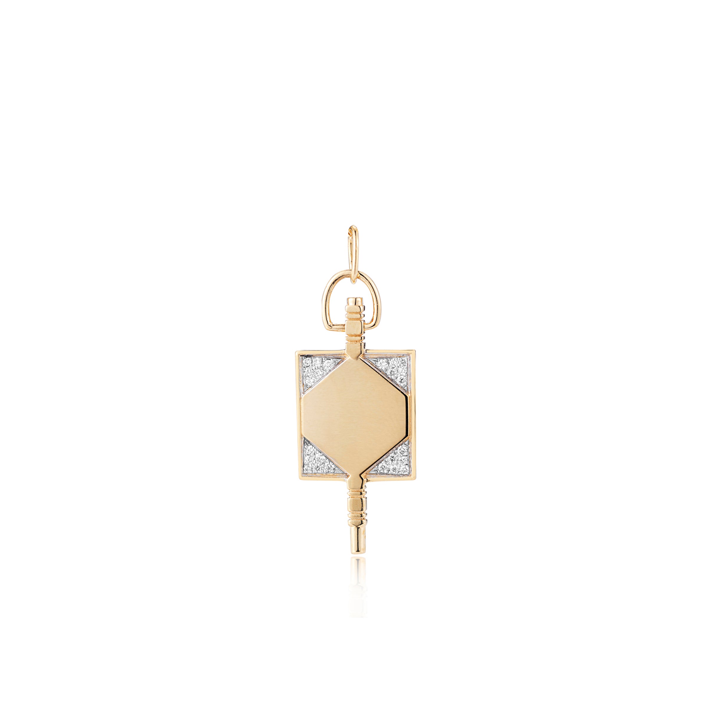 Key Charm in 18K Yellow Gold