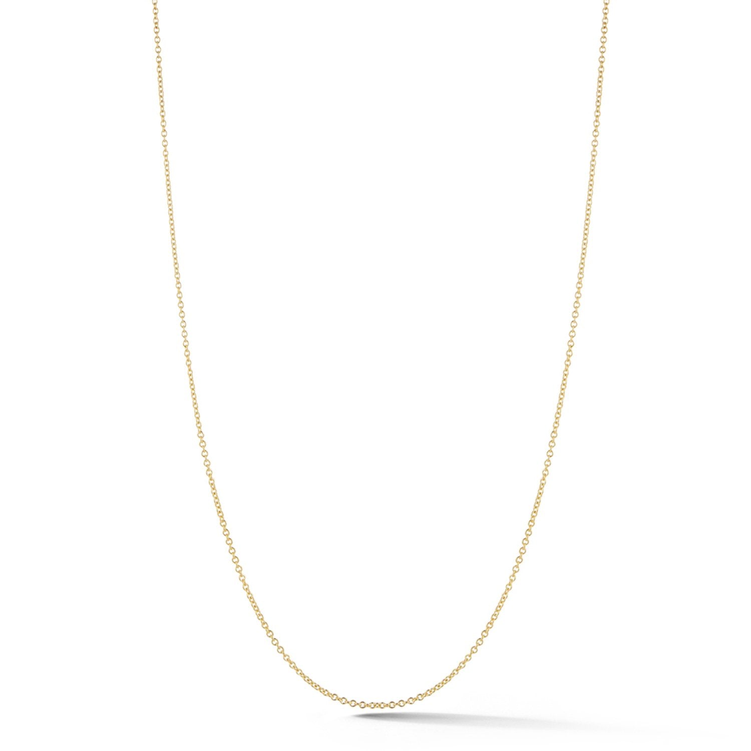 Cable Link Chain Necklace in 18K Yellow Gold