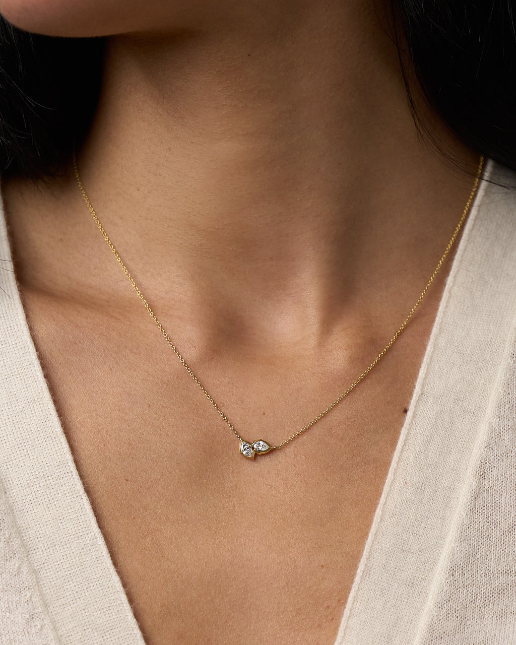 Poppy Two-Stone Pendant