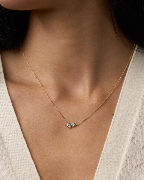 Poppy Two-Stone Pendant