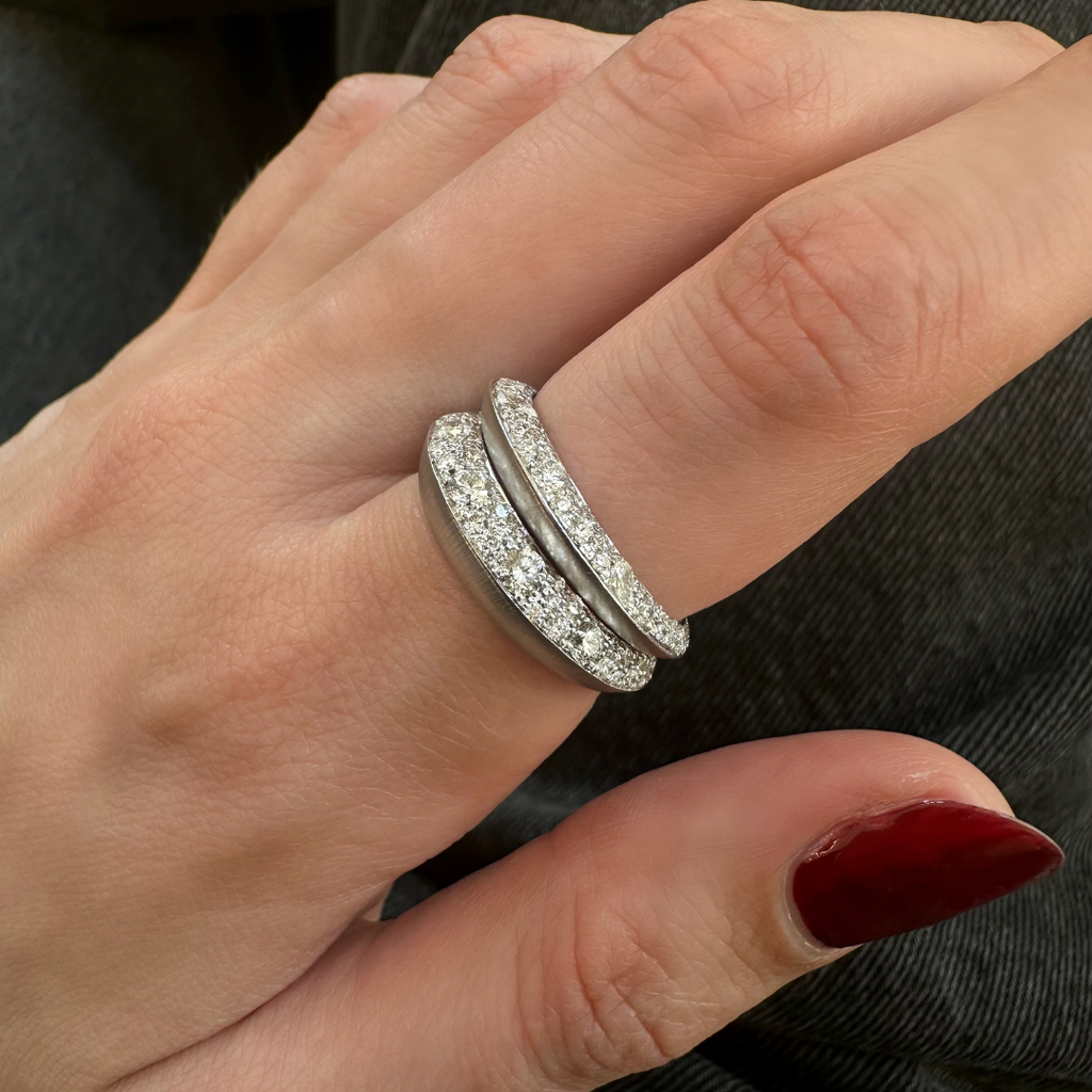 Frankie Half Diamond Stacking Band