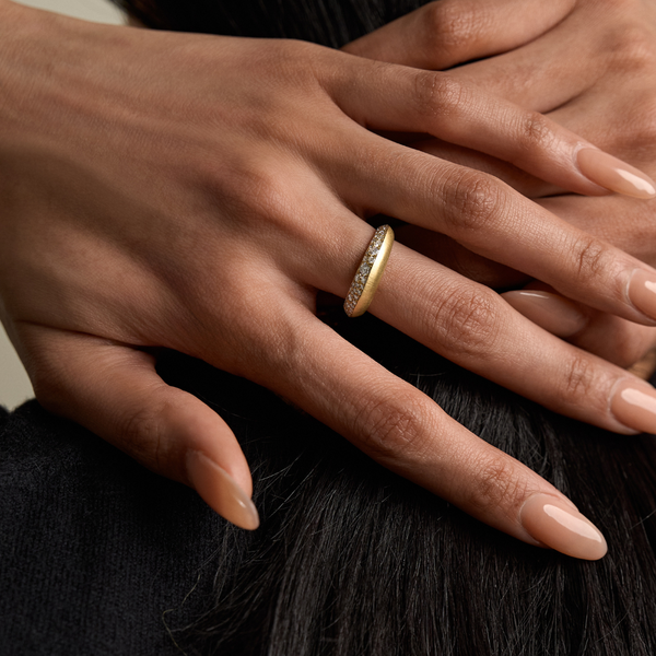 Frankie Half Diamond Ring