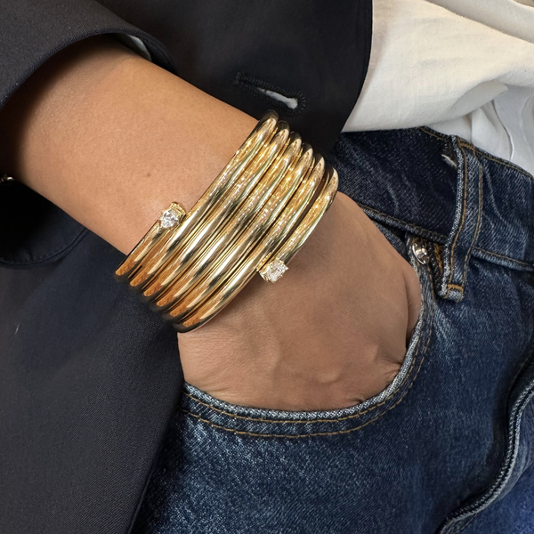 Plié 7 Row Alchemy Diamond Wrap Bracelet