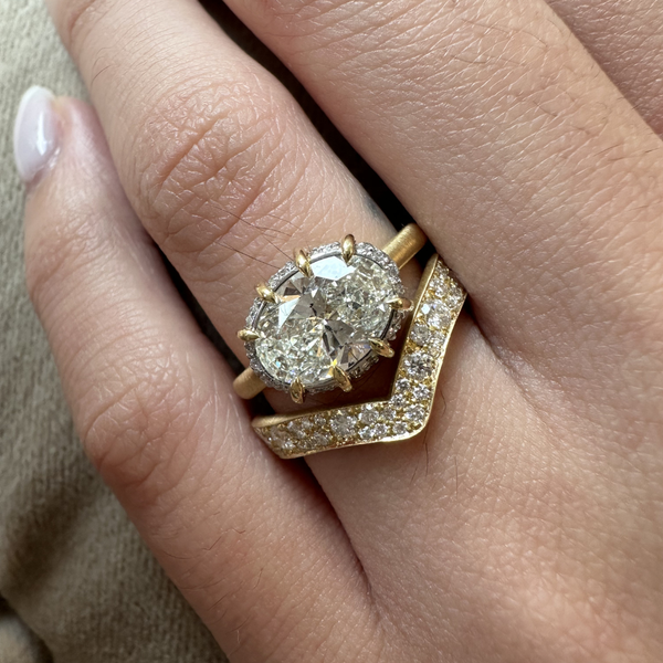 Scarlett Solitaire Ring, Fancy Center