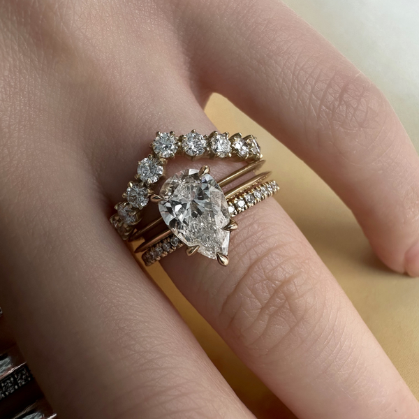 Jane Pear Solitaire Ring (1.70tcw)