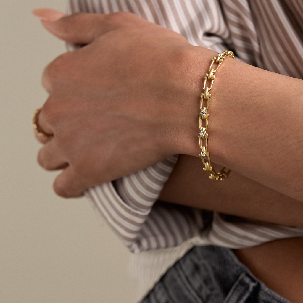 Georgina Diamond Link Bracelet