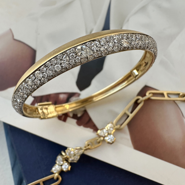 Frankie Half Diamond Bangle