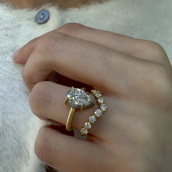 Scarlett Pear Solitaire Ring (1.93tcw)