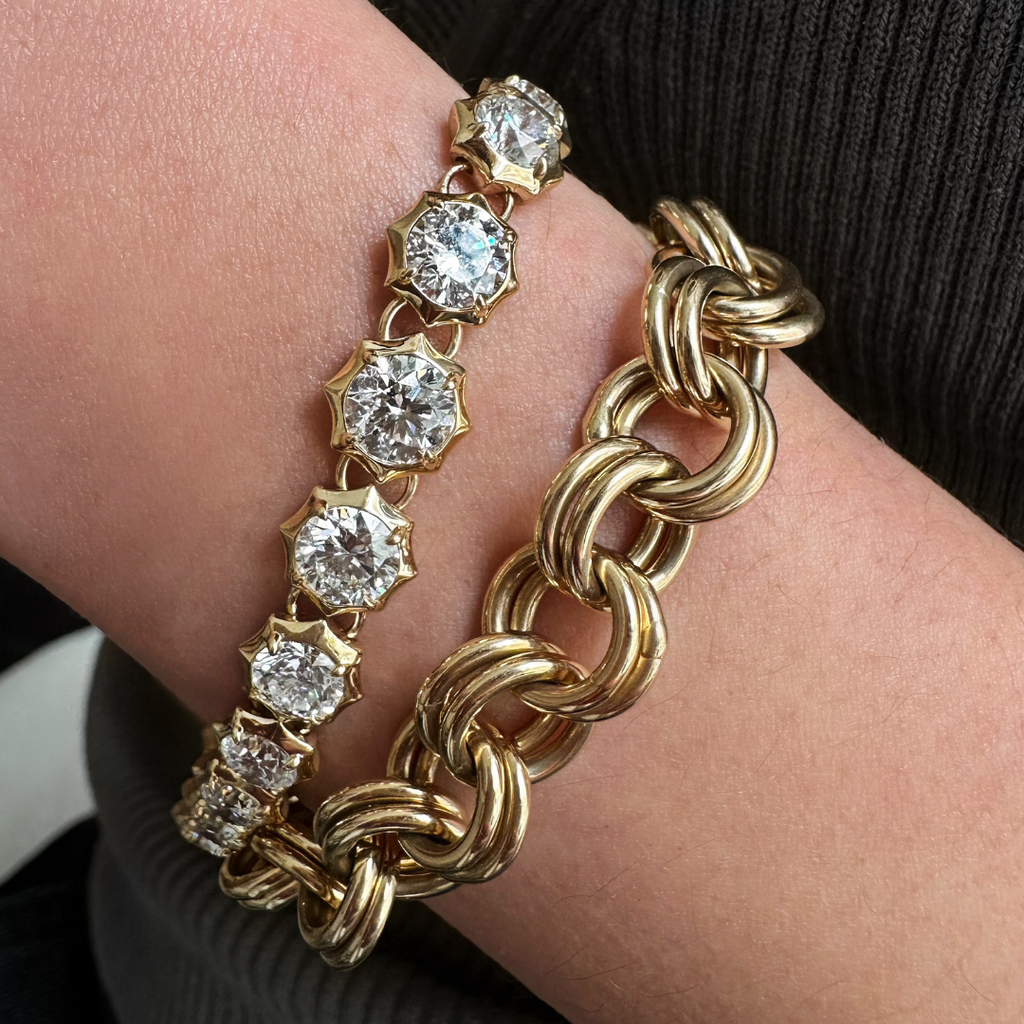 Mimi Double Round Chain Bracelet