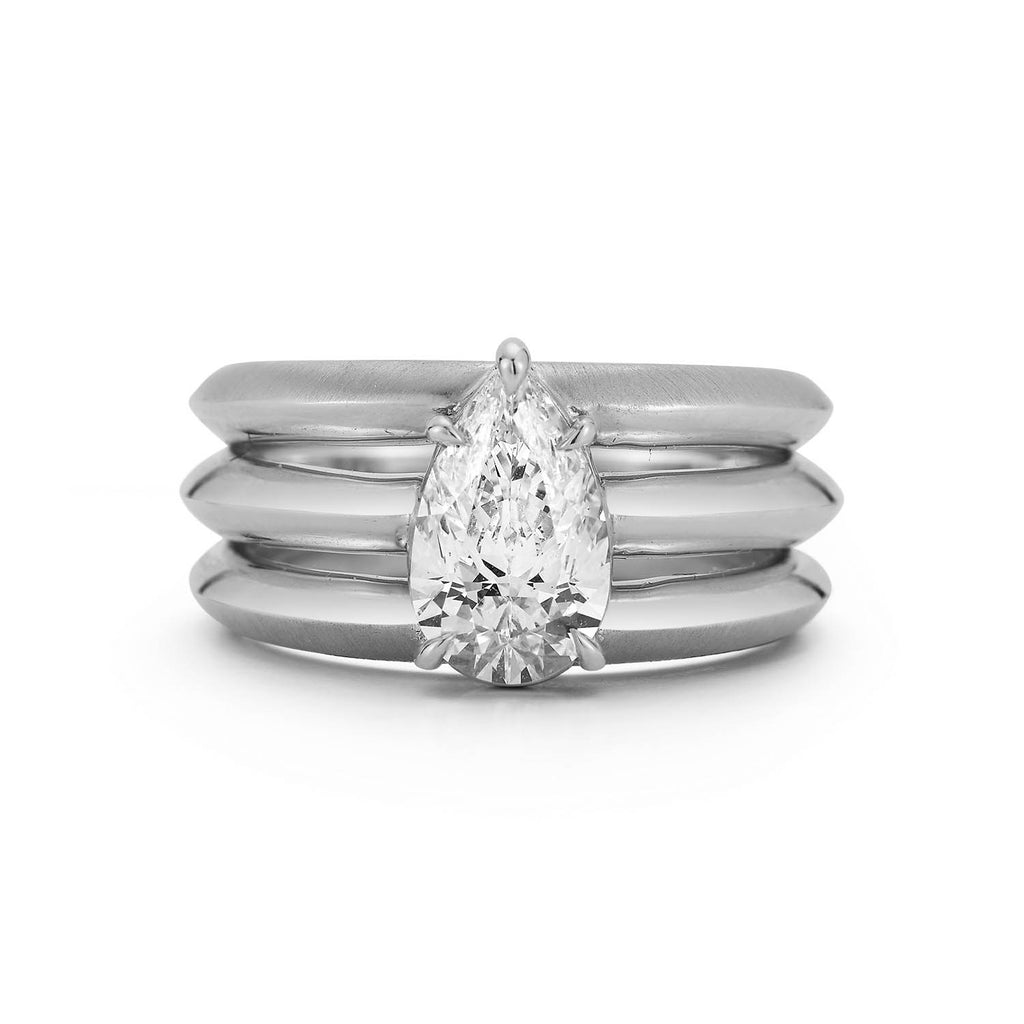 Triple Frankie Solitaire Ring (Setting Only)