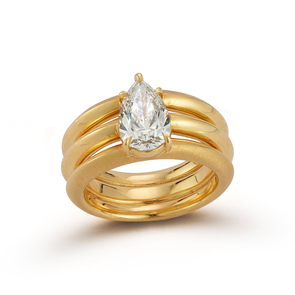 Triple Frankie Solitaire Ring (Setting Only)