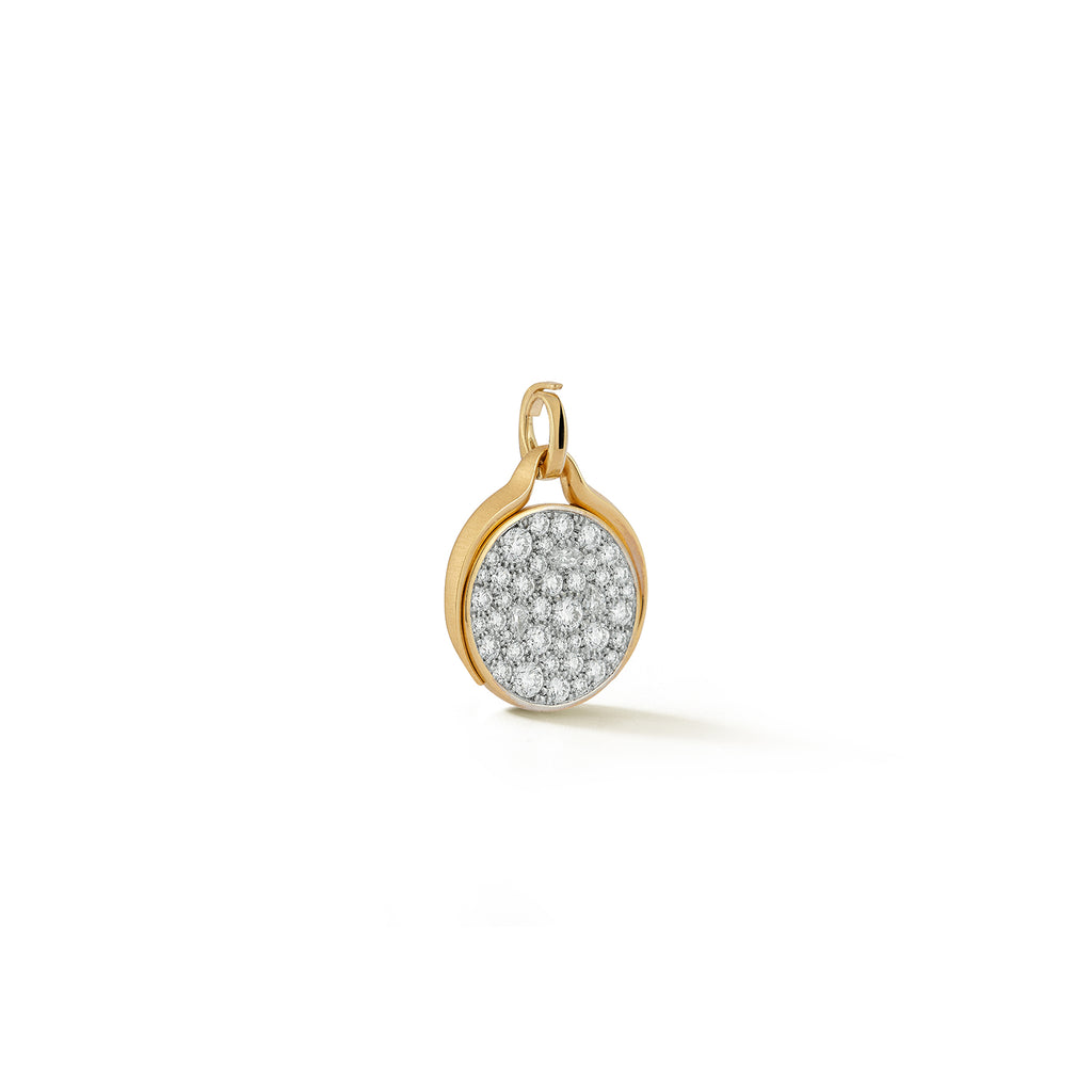 Diana Round Diamond Pave Charm
