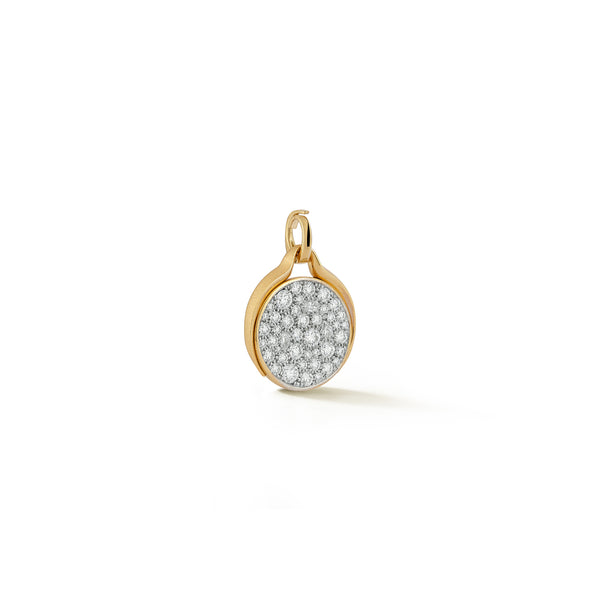 Diana Round Diamond Pave Charm