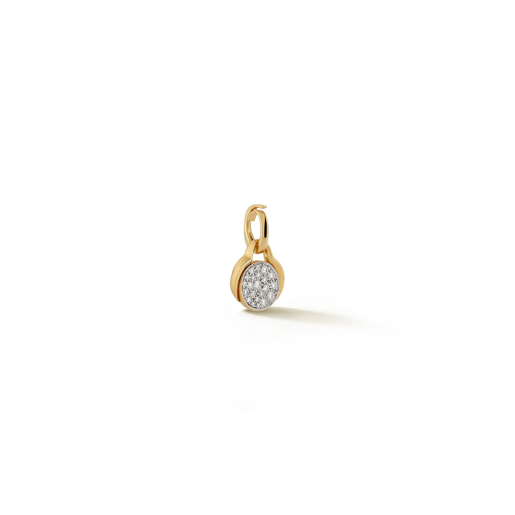 Mini Diana Round Diamond Pave Charm