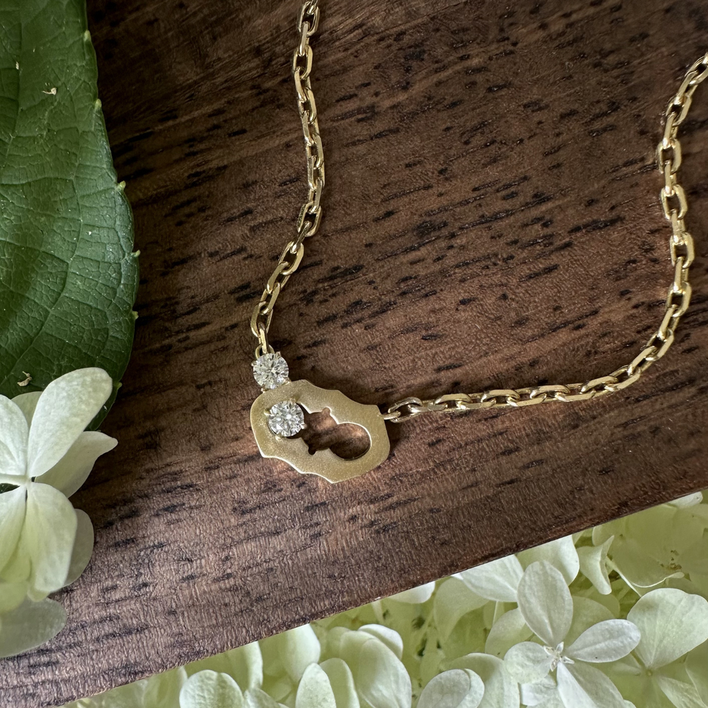 Sophia Two Diamond Link Pendant