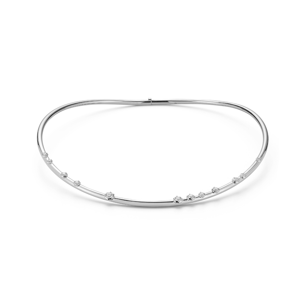 Constellation Diamond Plié Collar
