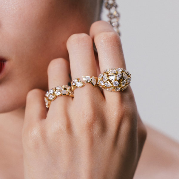Poppy Dome Ring