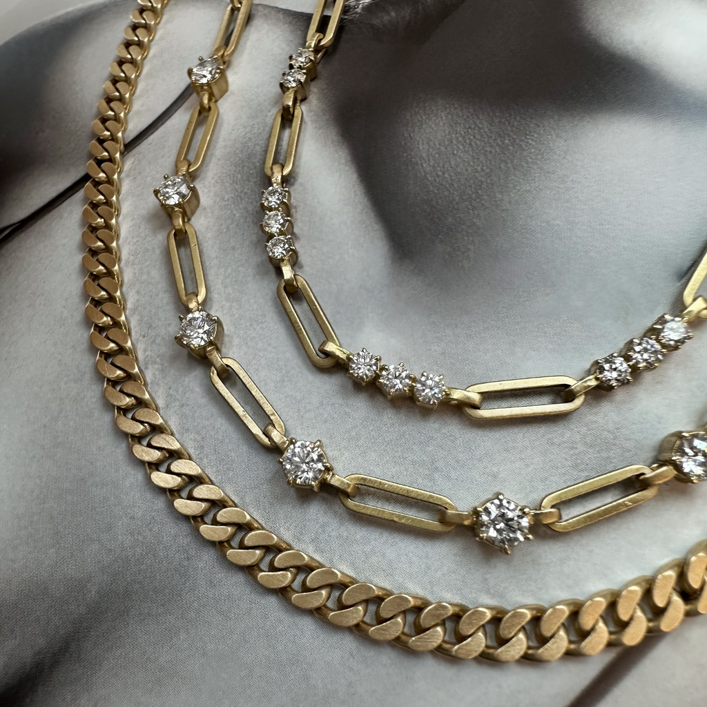 Large Stevie Curb Chain Necklace