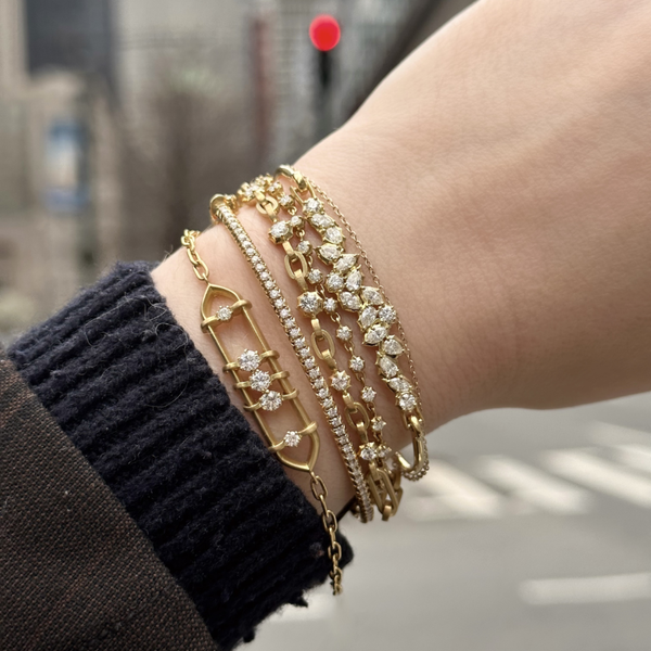 Pave Diamond Bangle