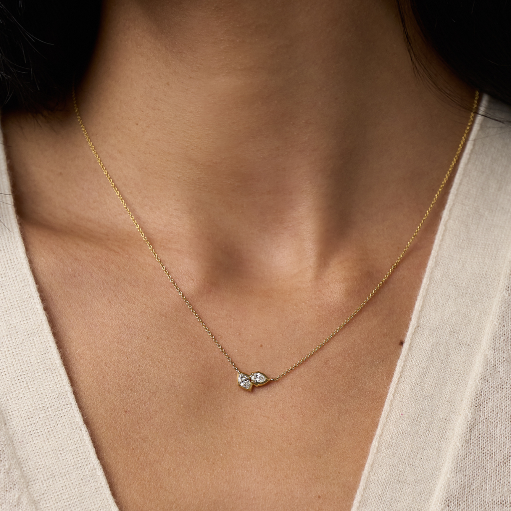 Poppy Two-Stone Pendant