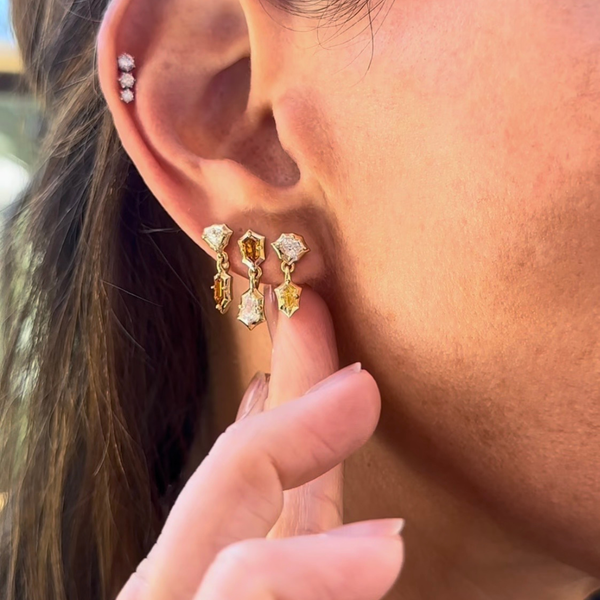 OOK Single Alchemy Drop Earrings