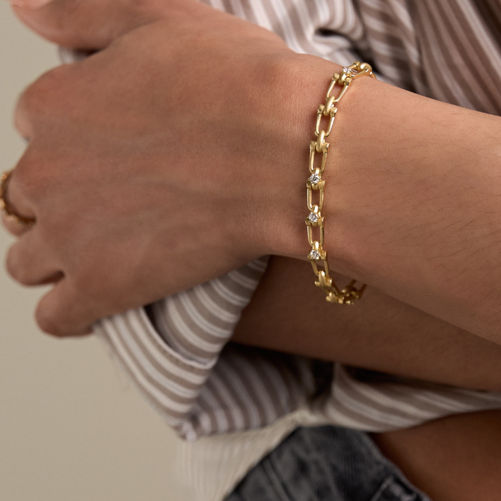 Georgina Diamond Link Bracelet