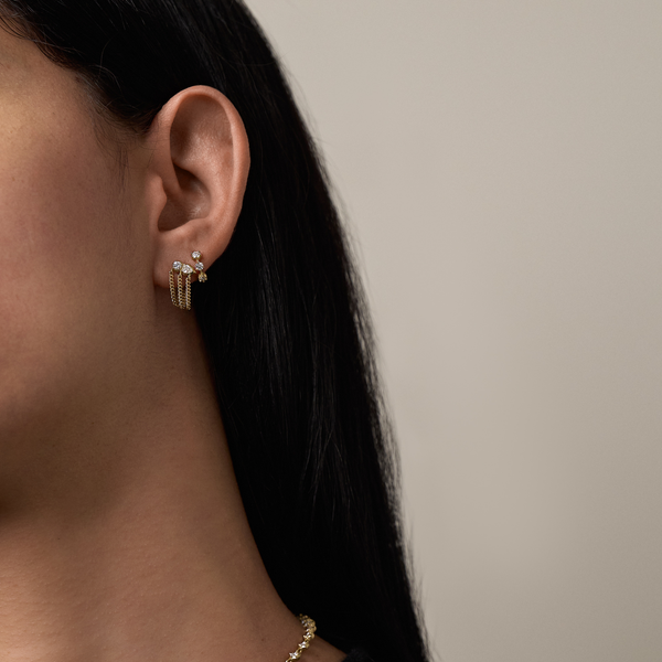 Posey Chain Loop Earrings