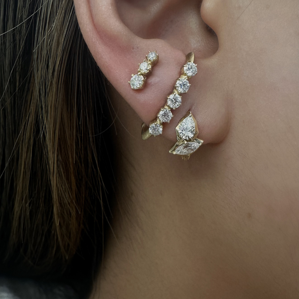 Catherine Half Hoop Earring