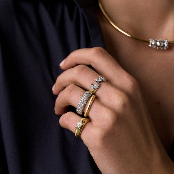 Cobblestone Pavé Eternity Band 6.0