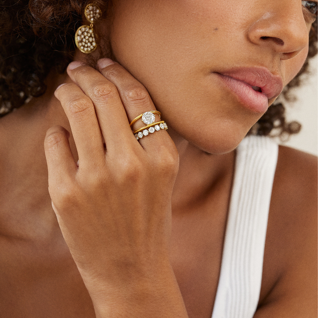 Sadie Round Solitaire Ring (1.01tcw)