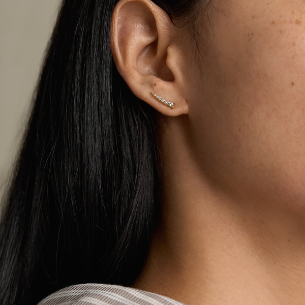 Mini Luna Stud Earrings