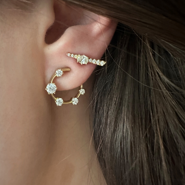 Small Kismet Diamond Hoops