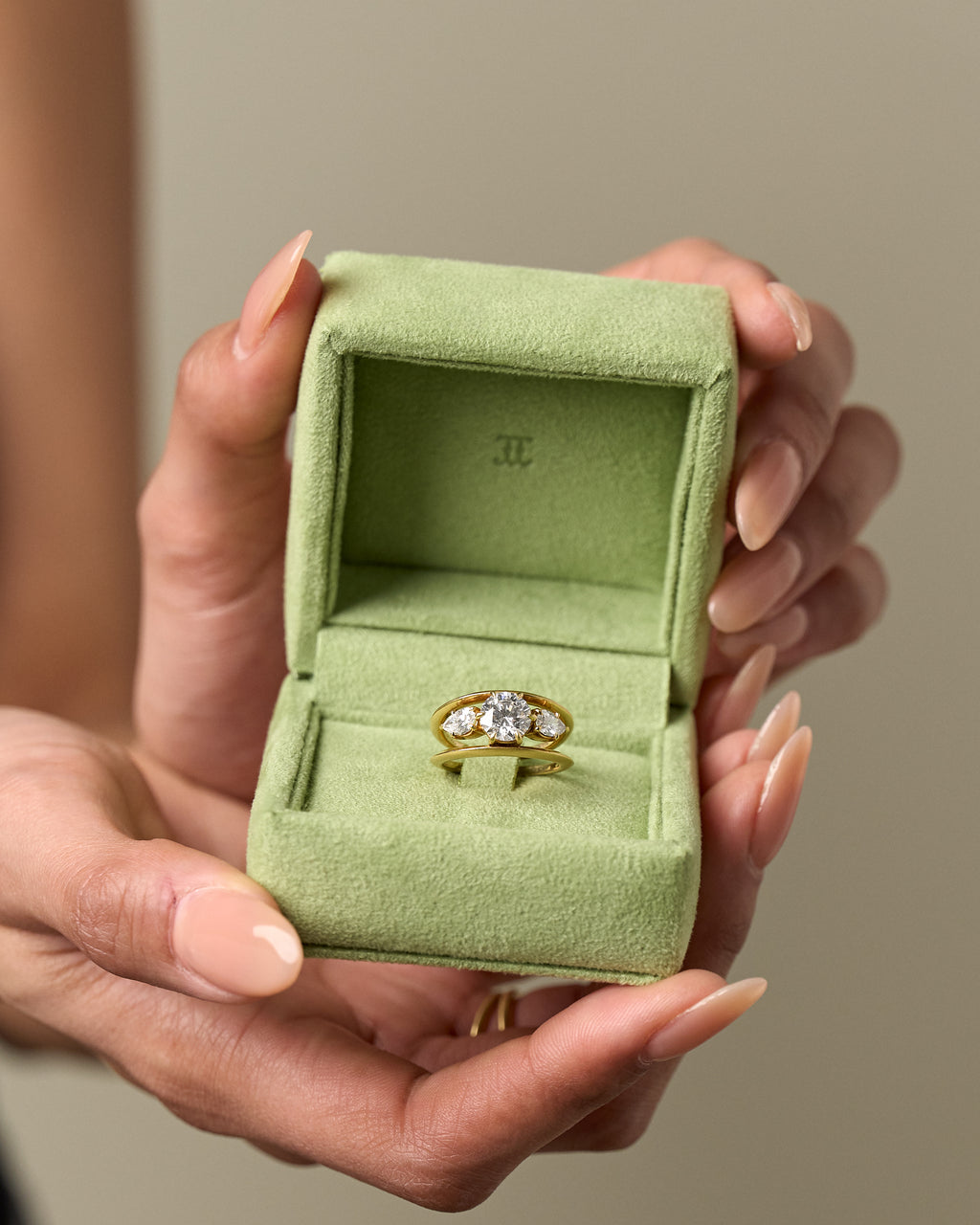 Sadie Three Stone Ring