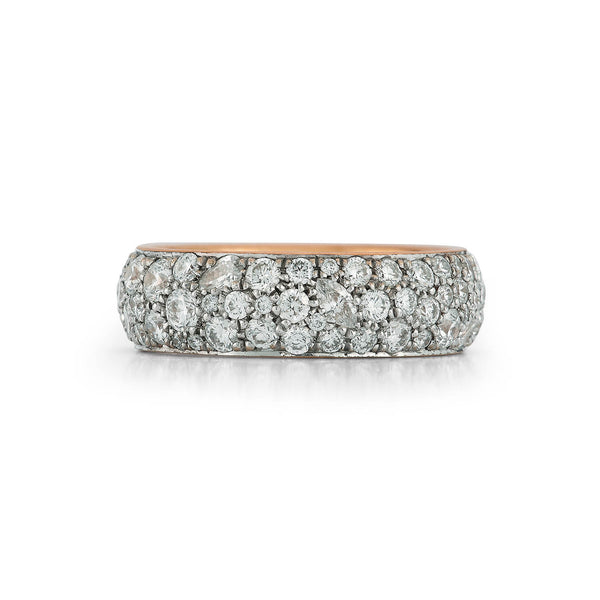Cobblestone Pavé Eternity Band 6.0