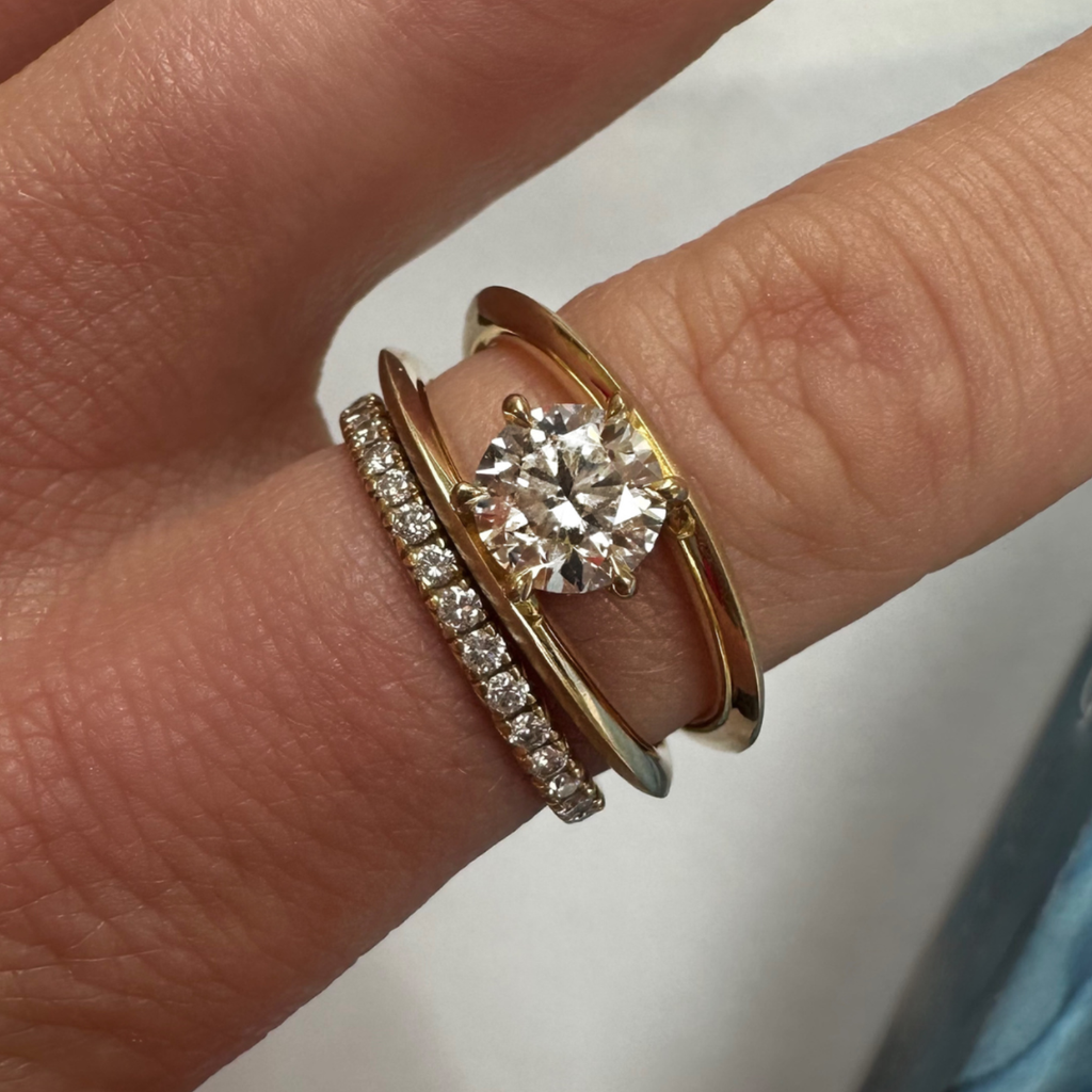 Sadie Round Solitaire Ring (1.01tcw)
