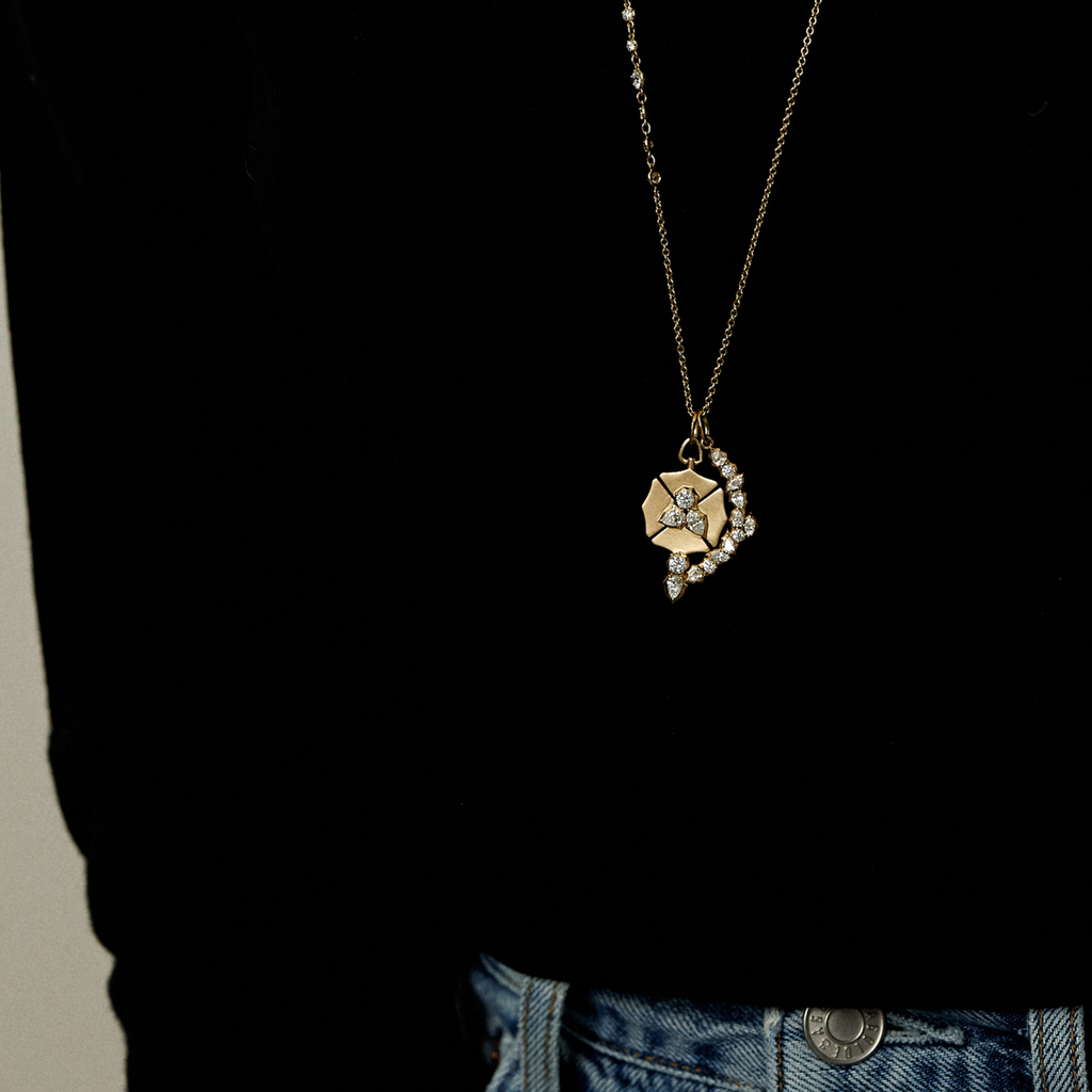 Posey Crescent Charm, Archive Sale