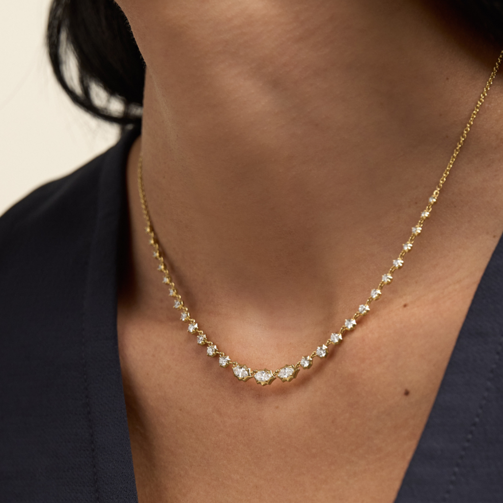 Maverick Diamond Riviera Necklace