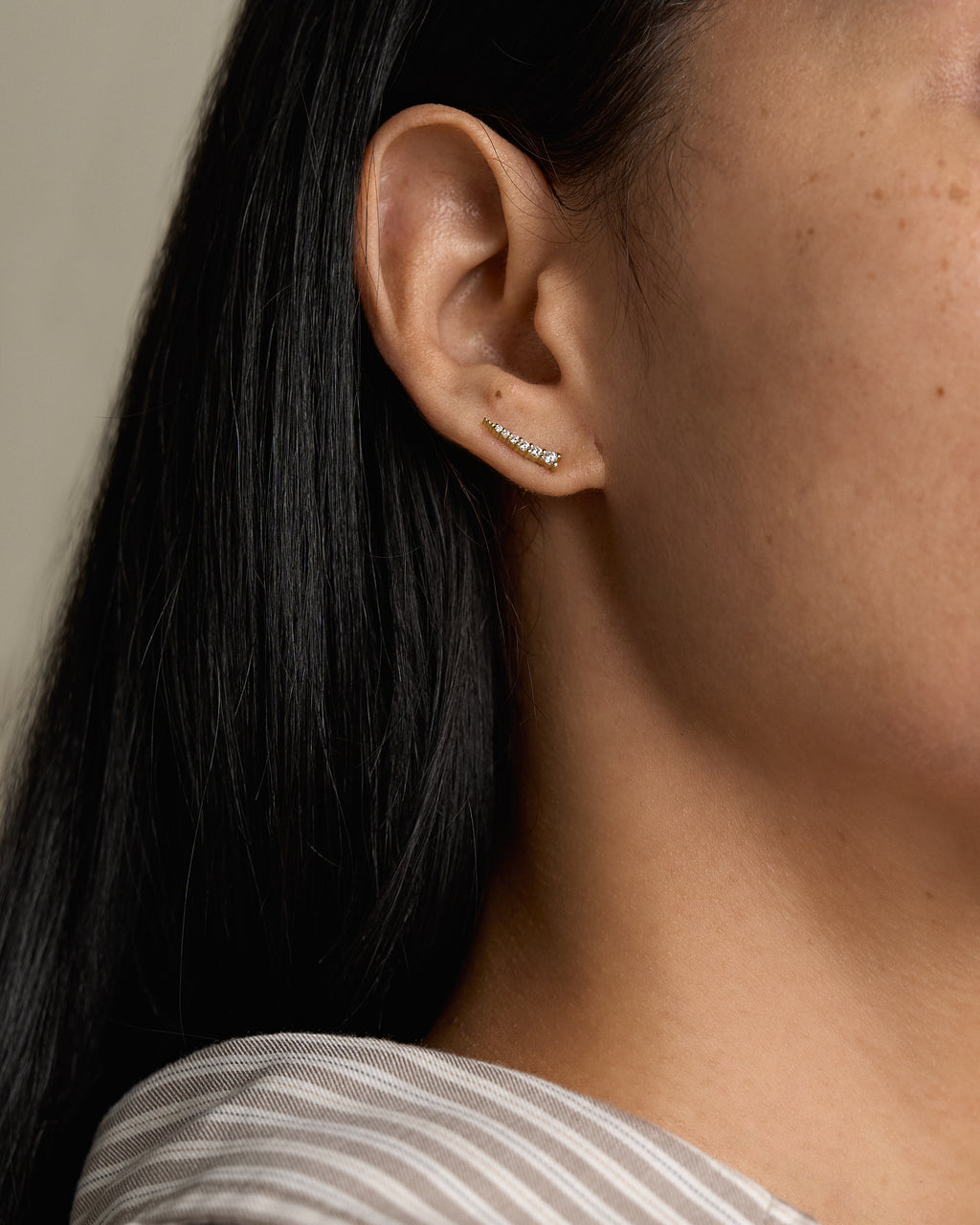 Mini Luna Stud Earrings