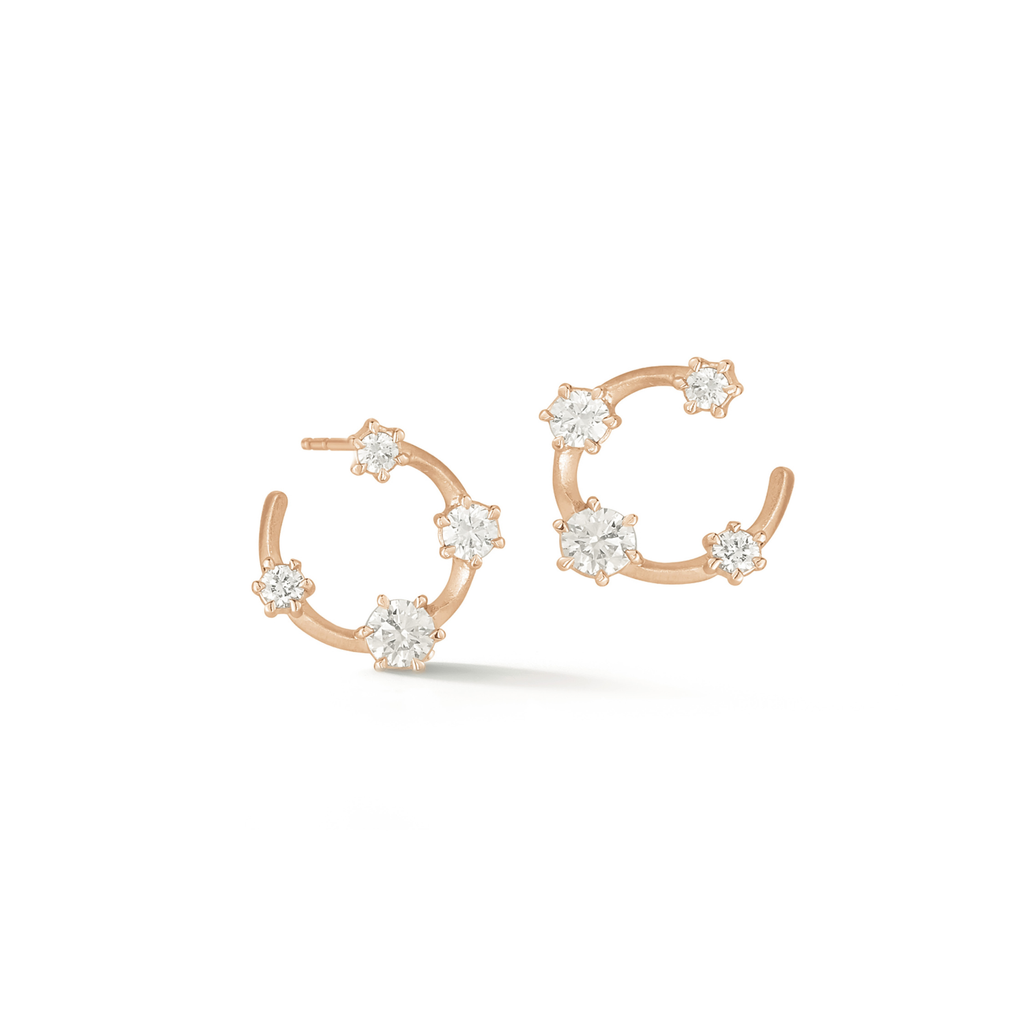 Small Kismet Diamond Hoops