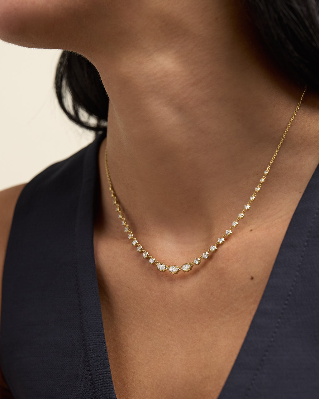 Maverick Diamond Riviera Necklace